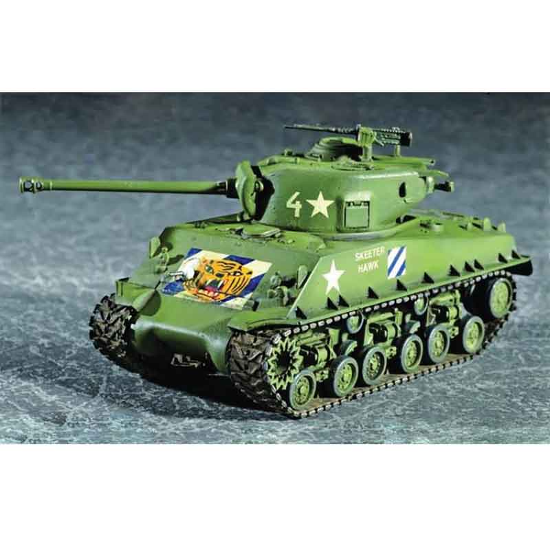Trumpeter US Army M4A3E8 Sherman Medium Tank (1/72) 07229