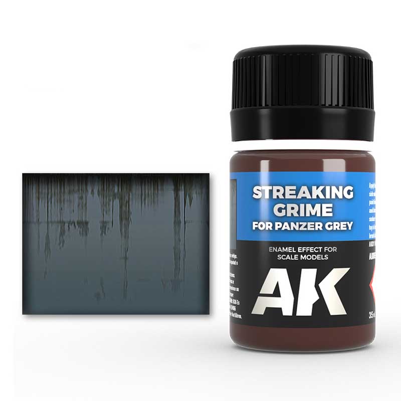 AK Interactive Streaking Grime For Panzer Grey (35ml) AK-069