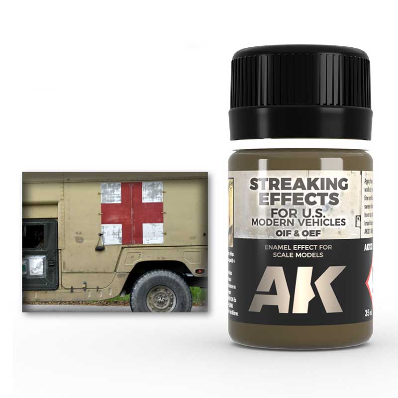 AK Interactive Oif and Oef US Vehicles Streaking Effects (35ml) AK-123