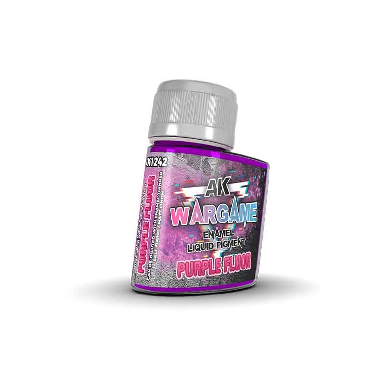 AK Interactive Purple Fluor - Wargame Liquid Pigment (35ml) AK-1242