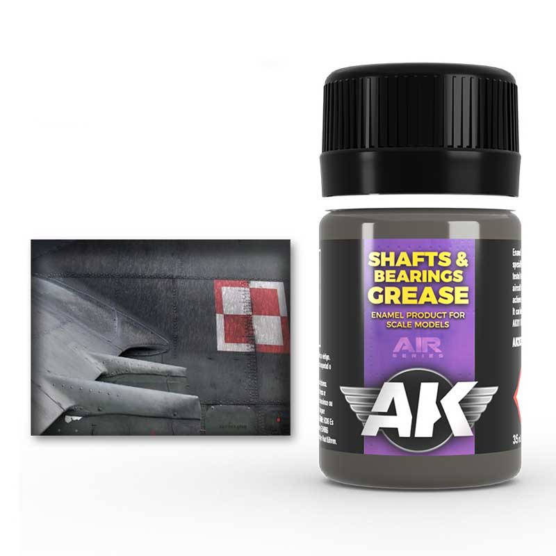 AK Interactive Grease Shafts and Bearings Wash (35ml) AK-2032