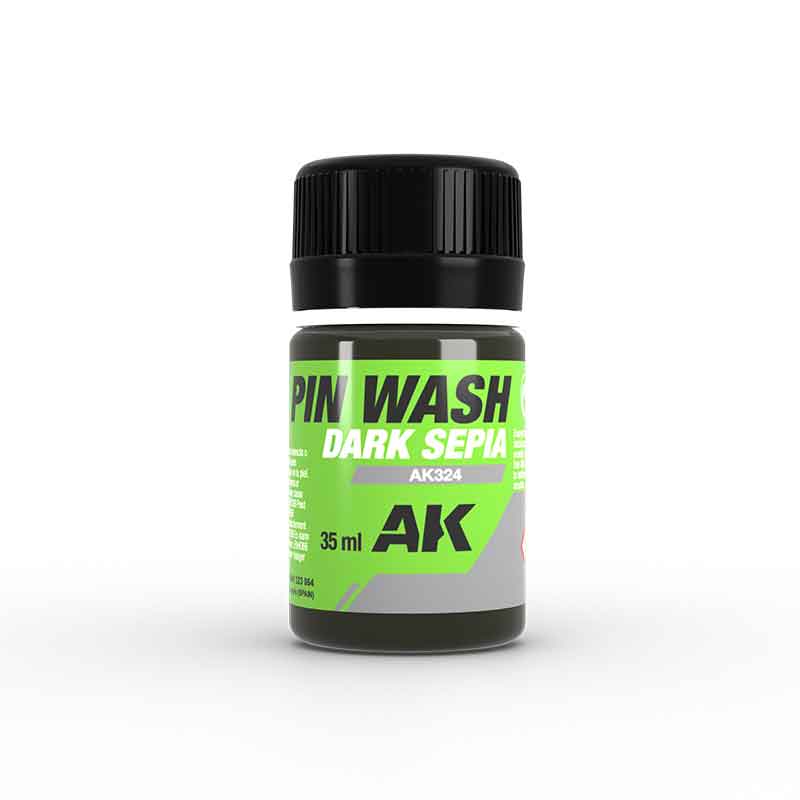 AK Interactive Dark Sepia Pin Wash (35ml) AK-324