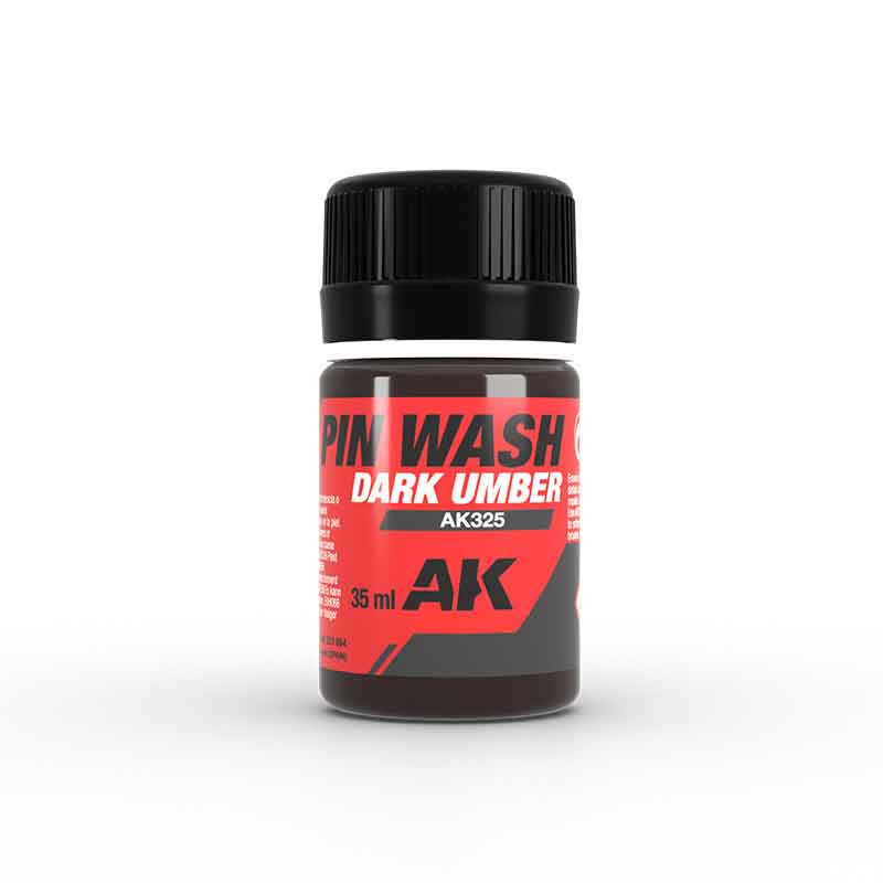 AK Interactive Dark Umber Pin Wash (35ml) AK-325